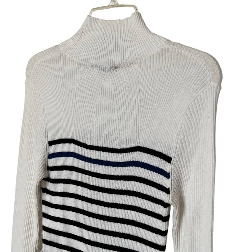 NWT Rag & Bone Kate Turtleneck Sweater  Dress Cashmere Blend Striped Long sleeve - Picture 13 of 16